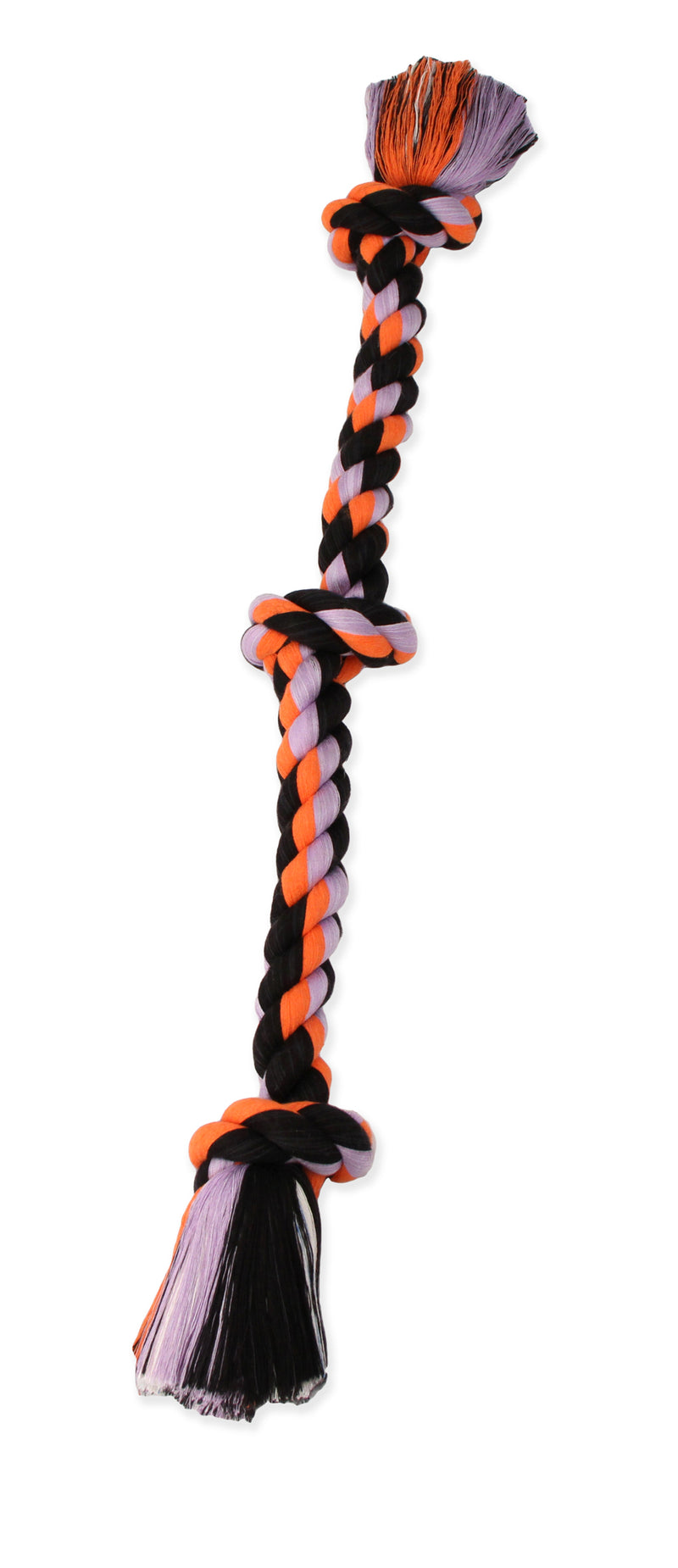 Mammoth Pet Lg 25-in Cotton-Poly Color 3 Knot Rope Tug Dog Toy