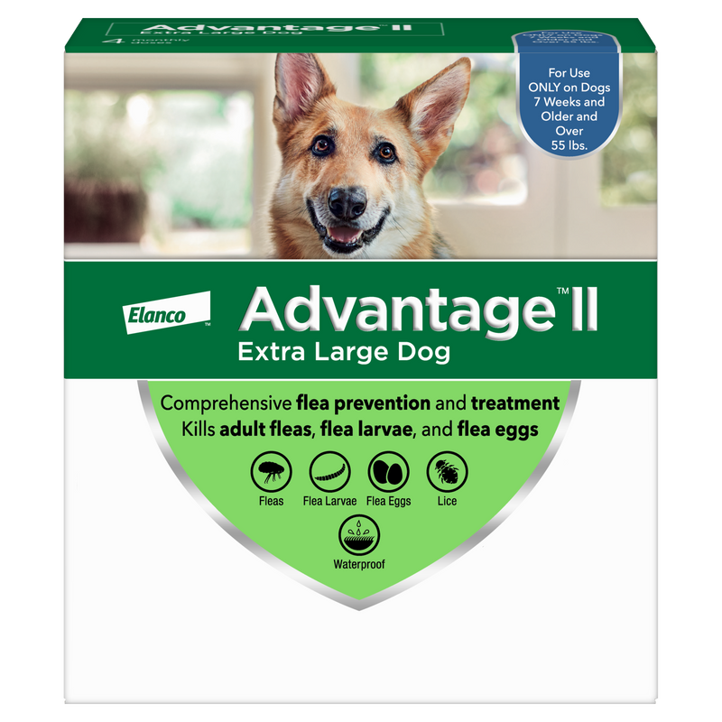Advantage II Extra Large Dog 4-Pack