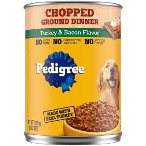 Pedigree Traditional Ground Turkey & Bacon  13.2oz