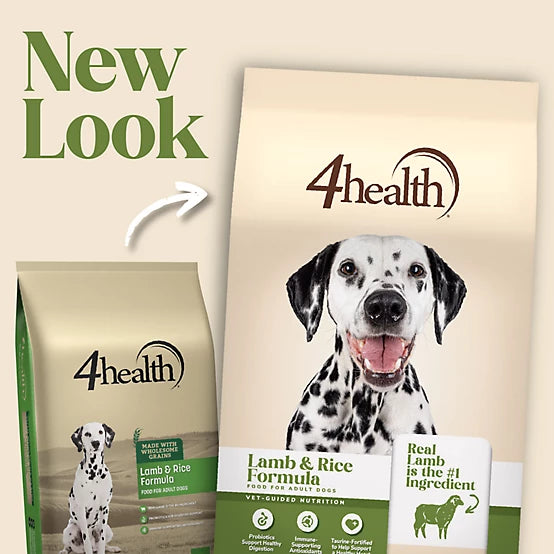 4health with Wholesome Grains Lamb & Rice Formula Adult Dry Dog Food