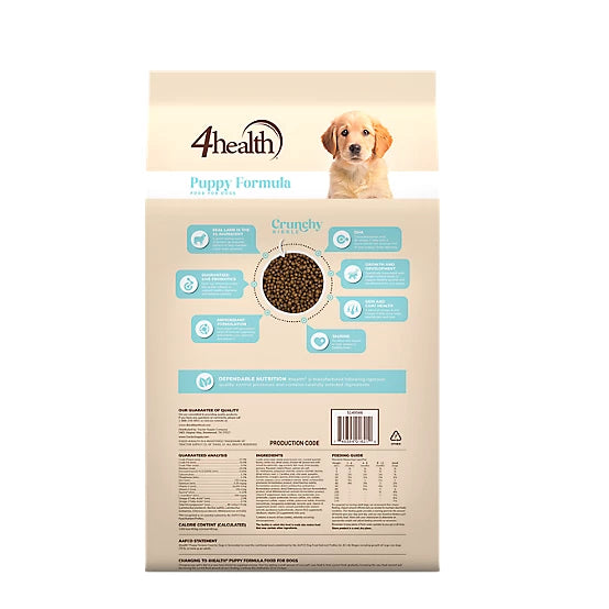 4health with Wholesome Grains Puppy Formula Dry Dog Food