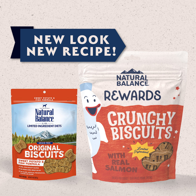 Natural Balance® Rewards Crunchy Biscuits With Real Salmon Dog Treat