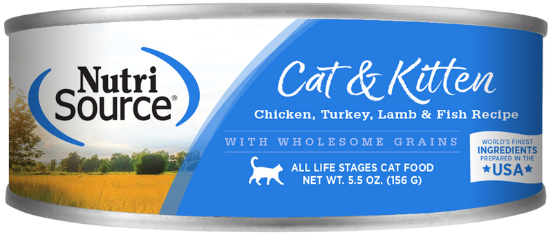 NutriSource Chicken, Turkey, Lamb & Fish Formula