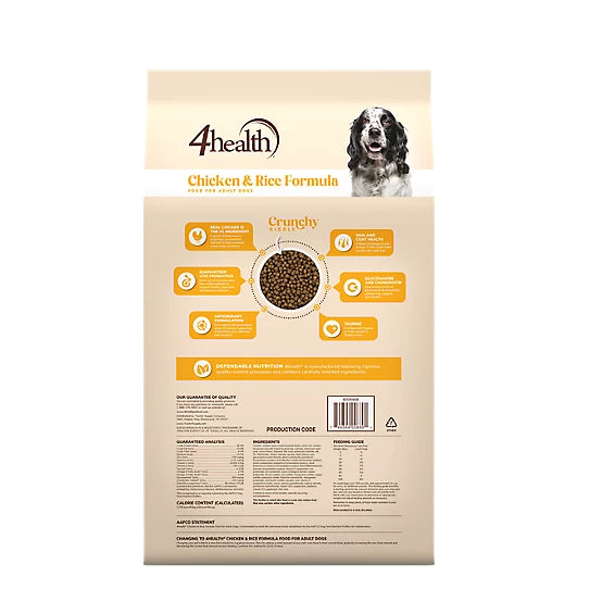 4health with Wholesome Grains Chicken & Rice Formula Adult Dry Dog Food