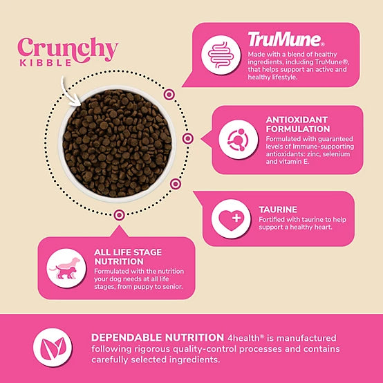 4health with Wholesome Grains All Life Stages Sensitive Skin/Stomach Salmon/Rice Formula Dry Dog Food