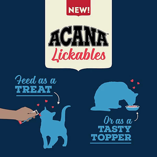 ACANA Lickables Chicken & Tuna Recipe Cat Treats, 2.5 oz., 5 ct.