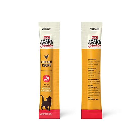ACANA Lickables Chicken Recipe Cat Treats, 2.5 oz., 5 ct.