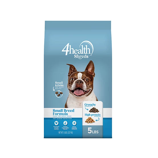 4health Shreds Small Breed Adult Chicken Formula Dry Dog Food
