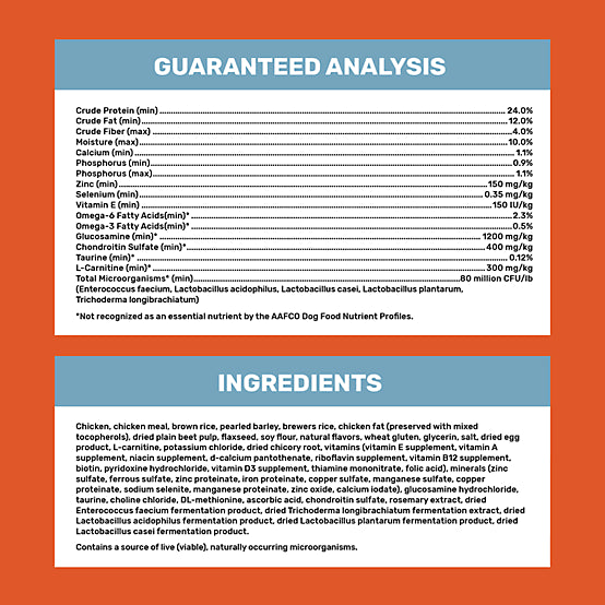 4health Shreds Large Breed Adult Chicken Formula Dry Dog Food, 18lbs