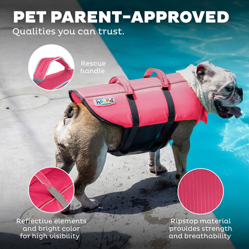 Outward Hound Granby Splash Life Jacket Pink
