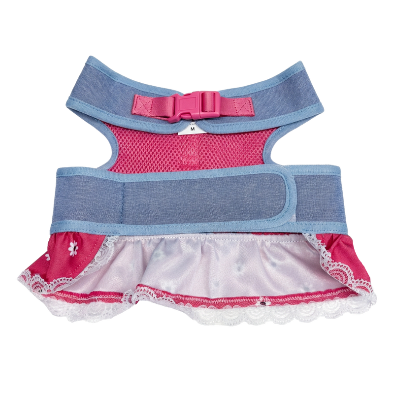 CHAMBRAY HARNESS DRESS