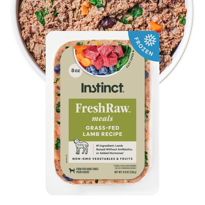 Instinct FreshRaw Meals Grass-Fed Lamb Recipe Dog Food, 8oz
