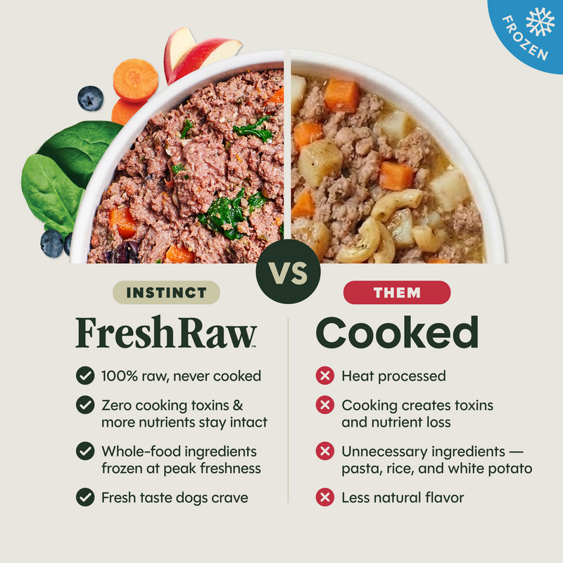 Instinct FreshRaw Meals Grass-Fed Beef Recipe Dog Food, 8oz
