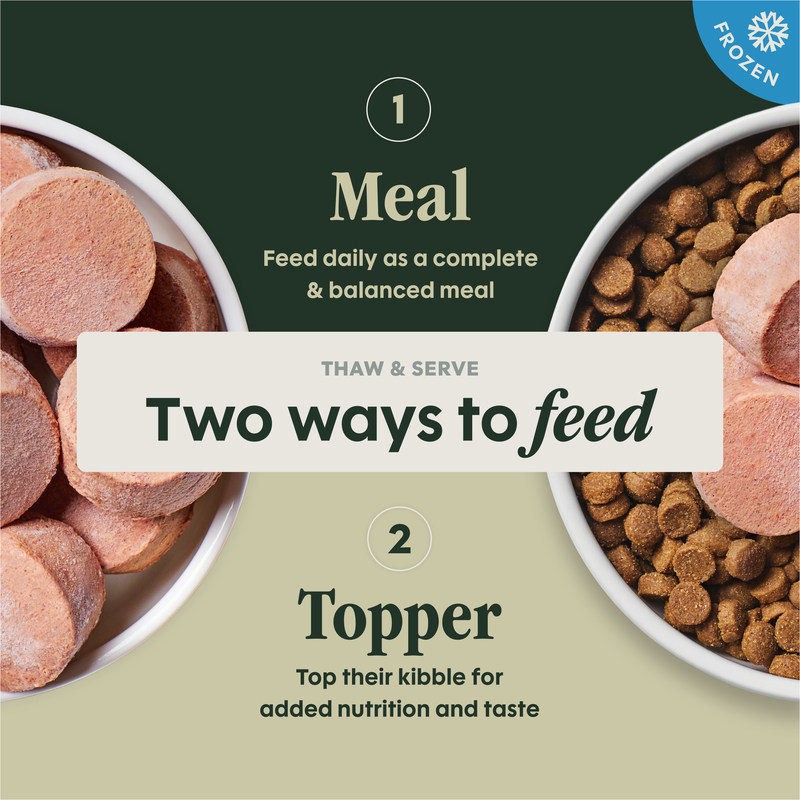 Instinct FreshRaw Medallions Cage-Free Turkey Recipe for Adult Dogs, 3lbs