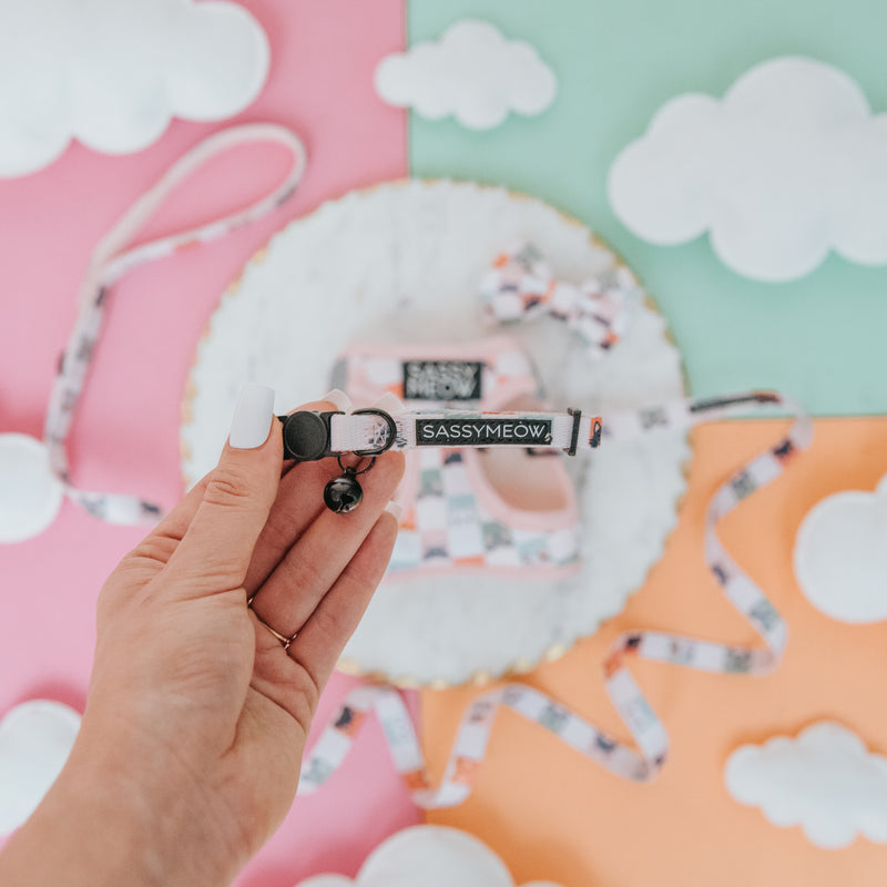 Sassy Meow Breakaway Cat Collar, Smitten Kittens