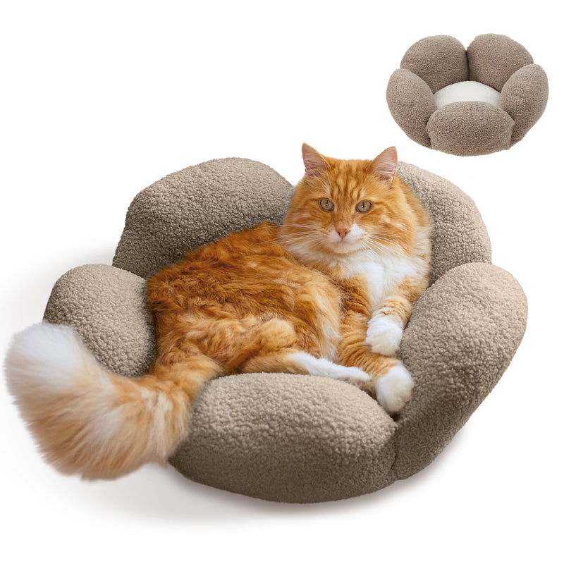 Catstages Purrfect Petals Bed 21" Tan