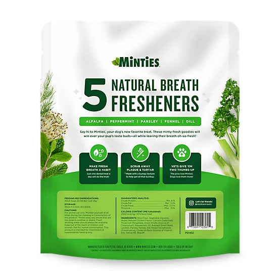 Minties Dental Bone for Dogs Medium 28 oz.