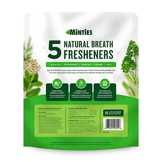 Minties Dental Bone for Dogs Tiny/Small 14 oz.