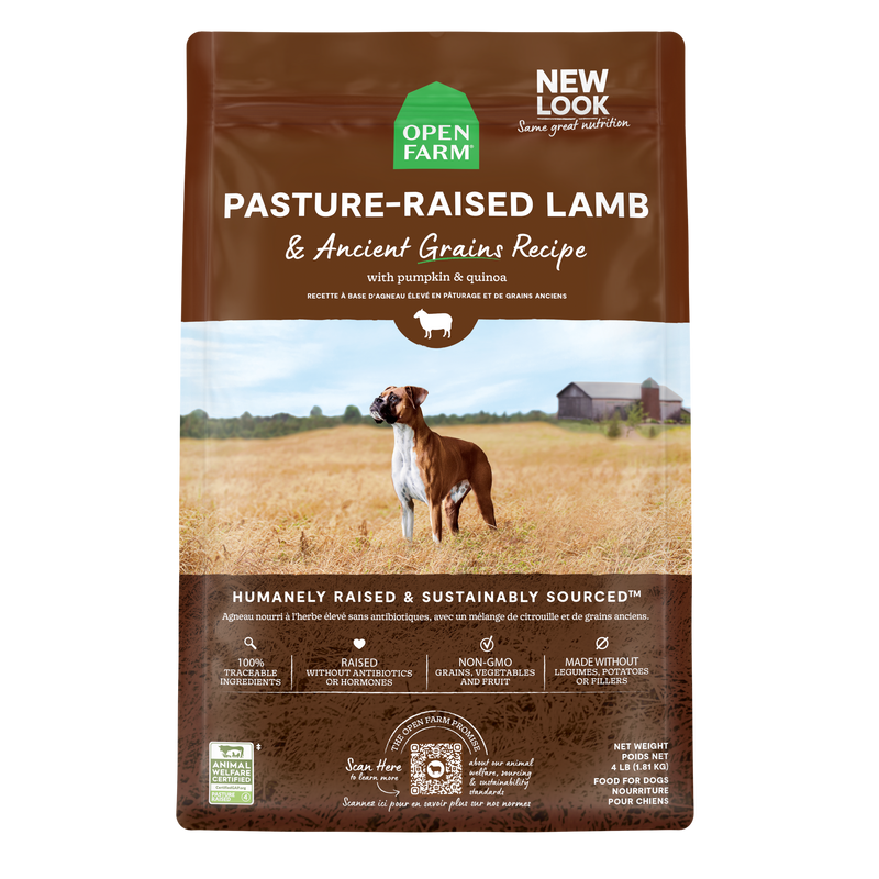 Open Farm Pasture-Raised Lamb & Ancient Grains Dog Kibble