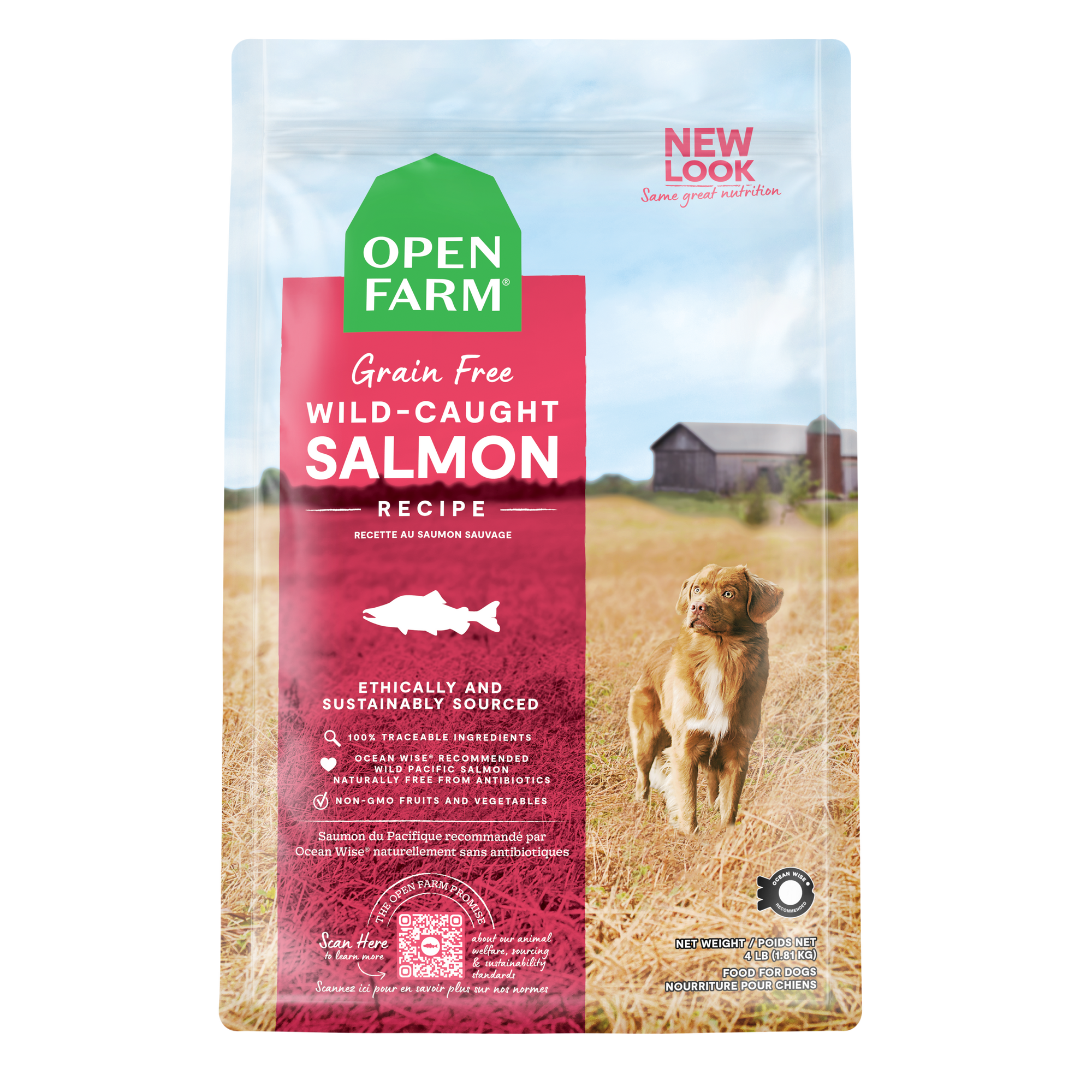 Open Farm Wild-Caught Salmon Grain-Free Dog Kibble – Petsense