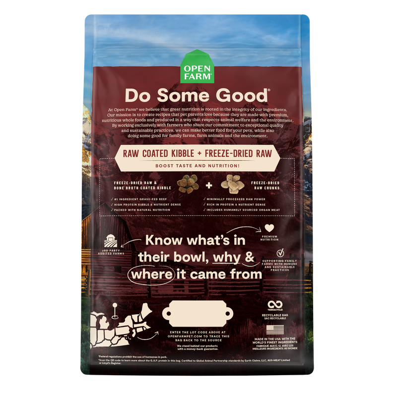 Open Farm RawMix Front Range Ancient Grains Dog Kibble