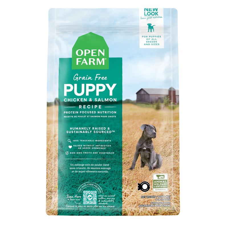 Open Farm Chicken & Salmon Grain-Free Puppy Kibble