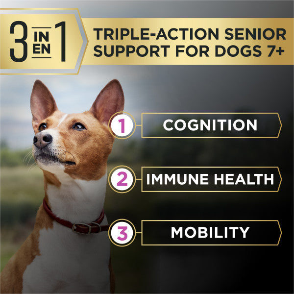 Purina Pro Plan AdvantEDGE Senior Support Plus Large Breed Shredded Blend Chicken and Rice Formula Dry Dog Food