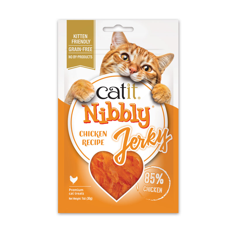 Catit Cat Nibbly Jerky, Chicken, 1.06 oz