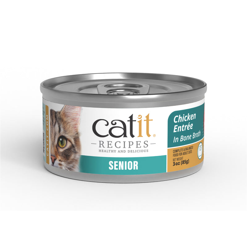 Catit Cat Wet Food Recipes Chick, Senior 3oz