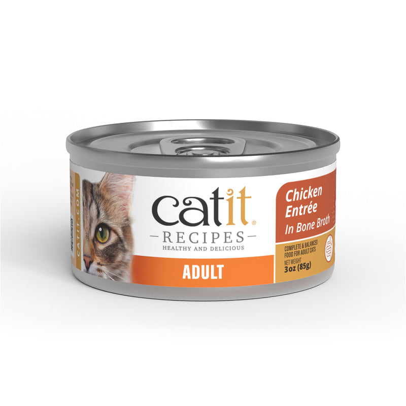 Catit Cat Wet Food Recipes Chicken, Adult 3oz