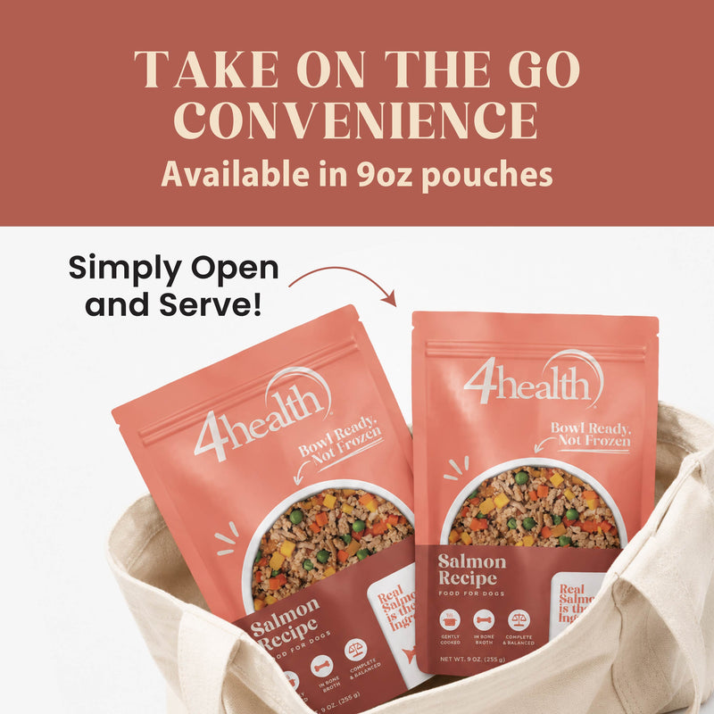 4Health Salmon Recipe Wet Food for Dogs - Gently Cooked