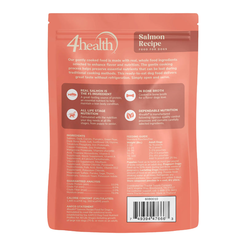 4Health Salmon Recipe Wet Food for Dogs - Gently Cooked