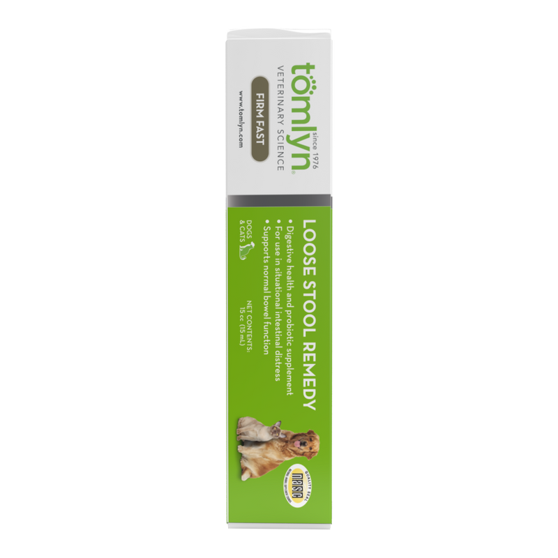 Tomlyn Loose Stool Remedy Gel for Dogs and Cats Beef Flavor, Helps Relieve Occasional Diarrhea in Cats and Dogs, Situational Diarrhea Relief with Kaolin and Pectin, Contains Beneficial Probiotic Bacteria , 15cc.