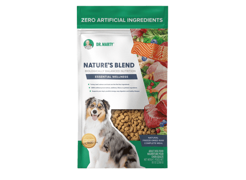Dr. Marty Nature's Blend Essential Wellness Freeze Dried Dog Food, 80 oz.