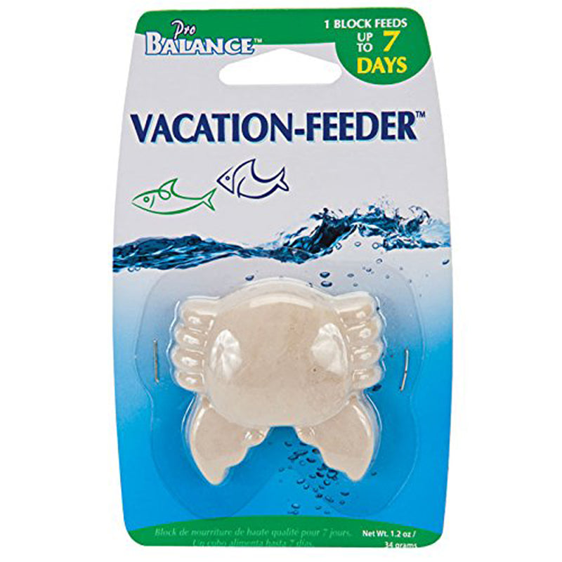 Penn-Plax shorefins™ Pro Balance™ Vacation Feeder - 7-Day - Crab Shape - 1-Pack