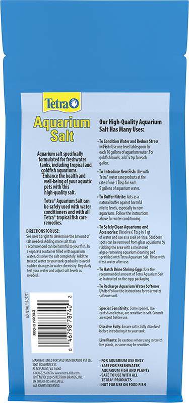 Tetra Aquarium Salt 16oz
