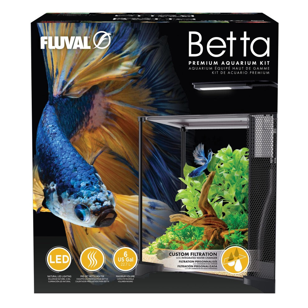 Fluval Betta Premium Aquarium Kit, 6gal