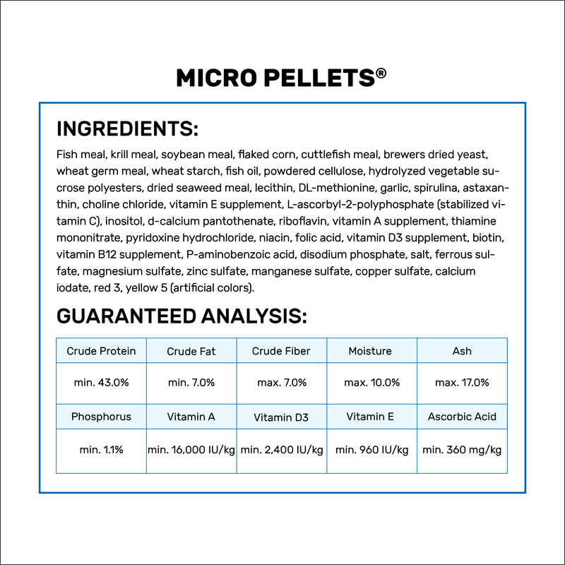 Hikari Micro Pellets 0.77oz Dry Fish Food