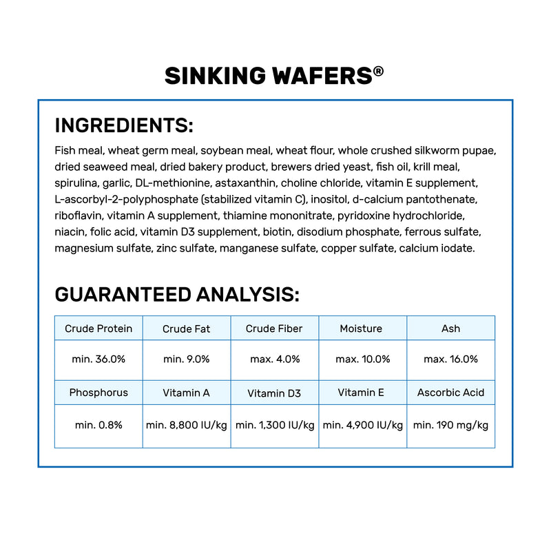Hikari Sinking Wafers 1.76oz Dry Fish Food