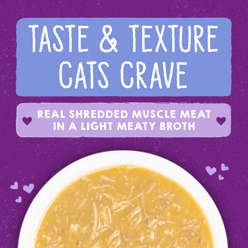 Stella & Chewy's Carnivore Cravings-Savory Shreds Chicken & Turkey Recipe Dinner in Broth - 2.8 Ounce Can