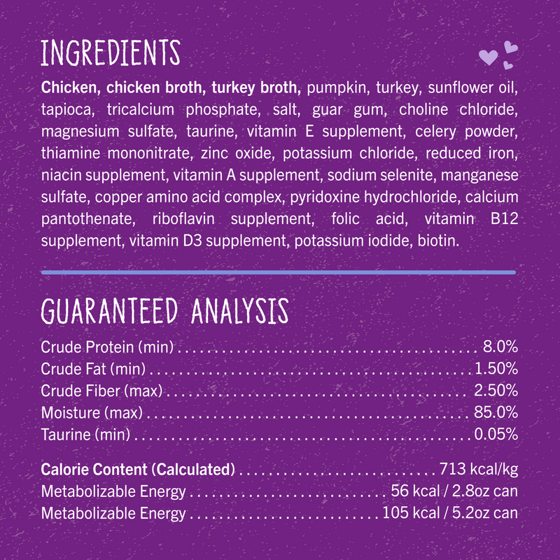 Stella & Chewy's Carnivore Cravings-Savory Shreds Chicken & Turkey Recipe Dinner in Broth - 2.8 Ounce Can