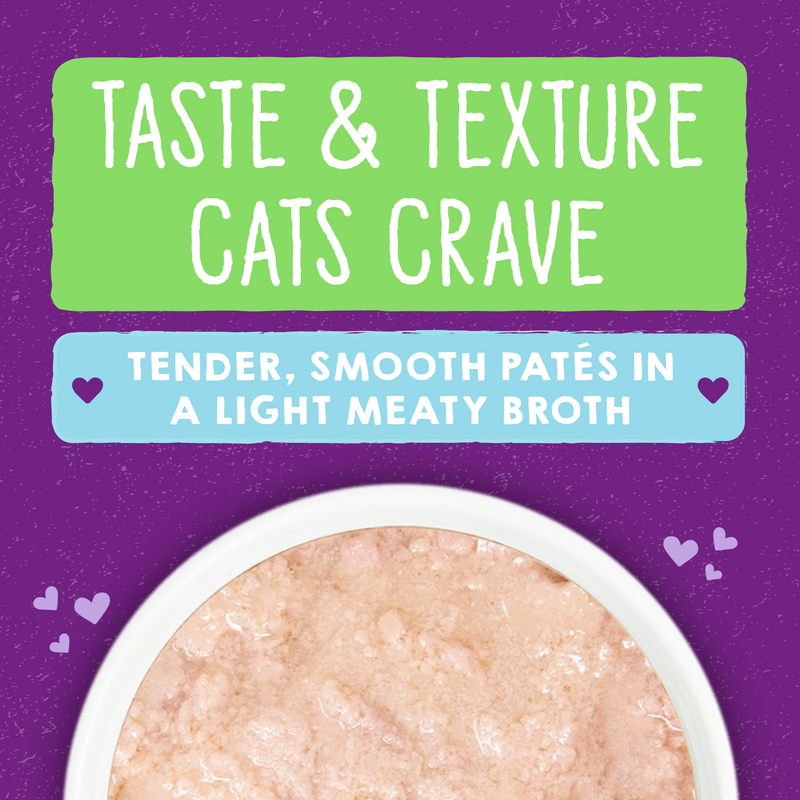 Stella & Chewy's Carnivore Cravings Purrfect Pate - Duck & Chicken Pate Recipe in Broth - 2.8 Ounce Can