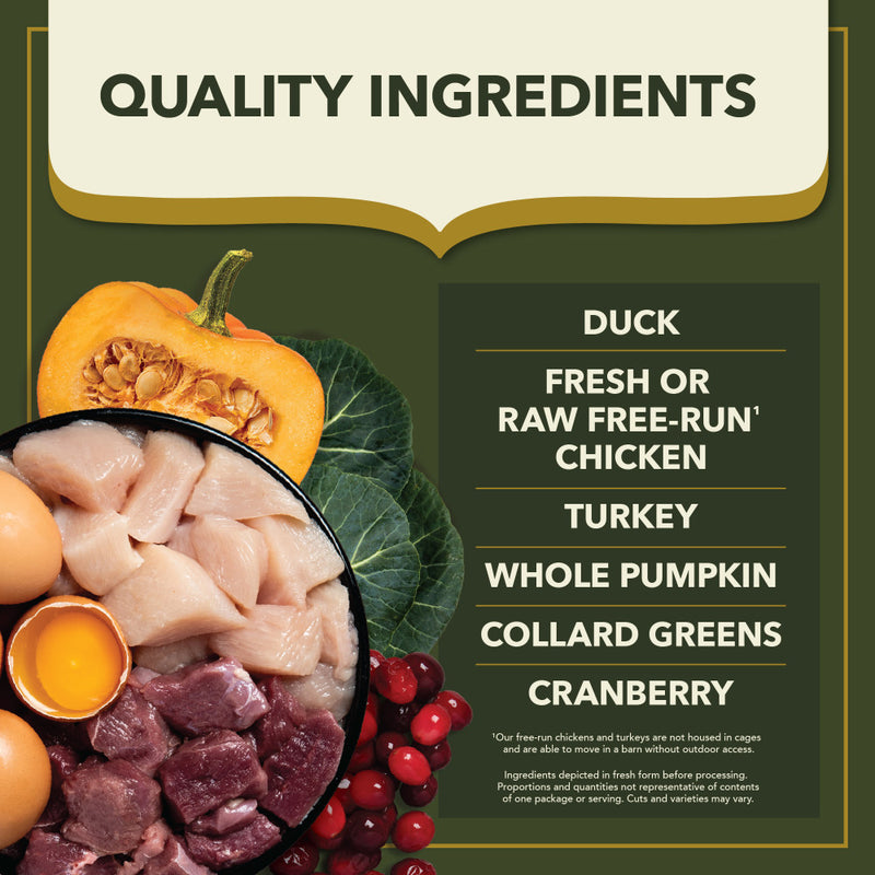 ACANA™ Market Medley Duck, Chicken, & Turkey Recipe Complete Cat Food with Freeze-dried,Morsels made with Duck and Cranberry, 9lb Bag