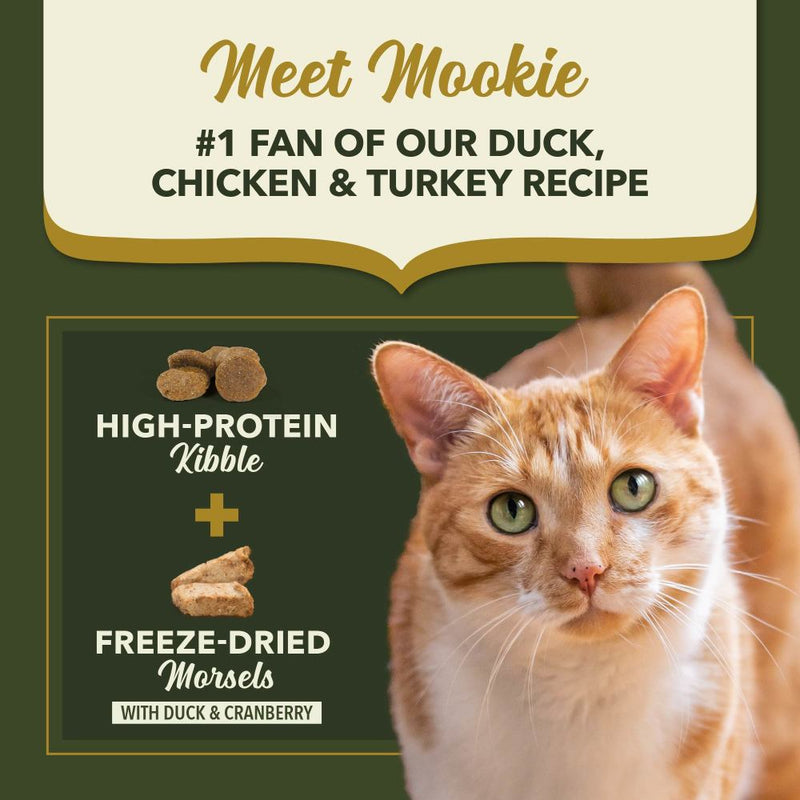 ACANA™ Market Medley Duck, Chicken, & Turkey Recipe Complete Cat Food with Freeze-dried,Morsels made with Duck and Cranberry, 9lb Bag