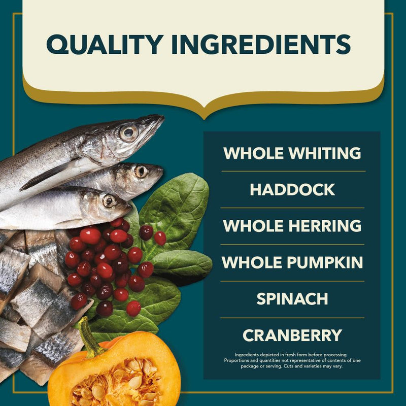 ACANA™ Market Medley White Fish, Haddock, & Herring Recipe Complete Cat Food with Freeze-dried, Morsels made with Fish and Cranberry, 9lb Bag