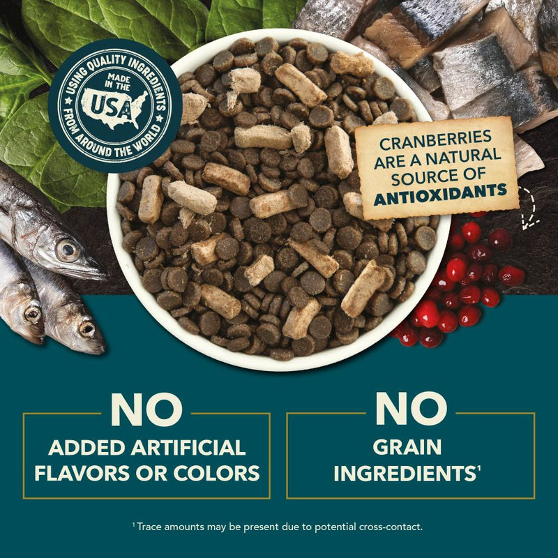 ACANA™ Market Medley White Fish, Haddock, & Herring Recipe Complete Cat Food with Freeze-dried, Morsels made with Fish and Cranberry, 9lb Bag