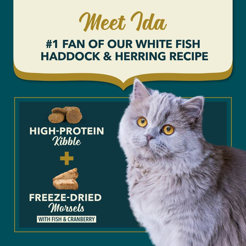 ACANA™ Market Medley White Fish, Haddock, & Herring Recipe Complete Cat Food with Freeze-dried, Morsels made with Fish and Cranberry, 9lb Bag