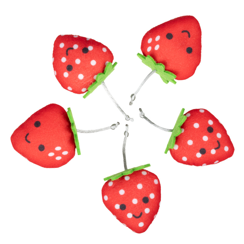 SMARTYKAT Market Strawberries Cat Toy