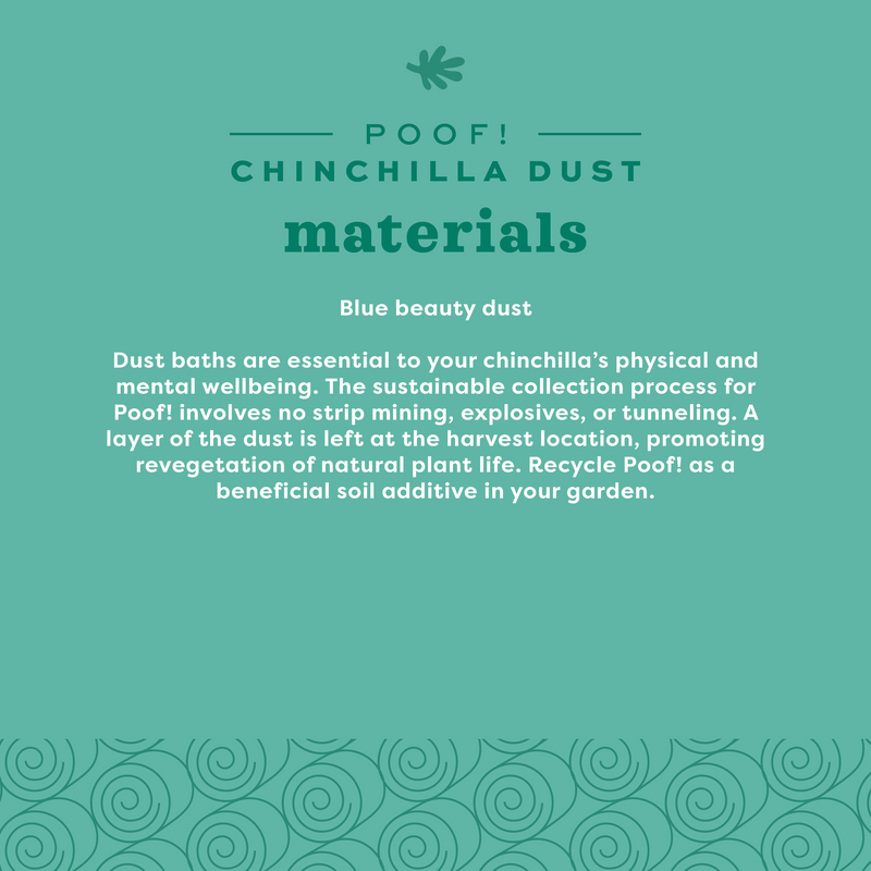 Oxbow's POOF! Chinchilla Dust Bath