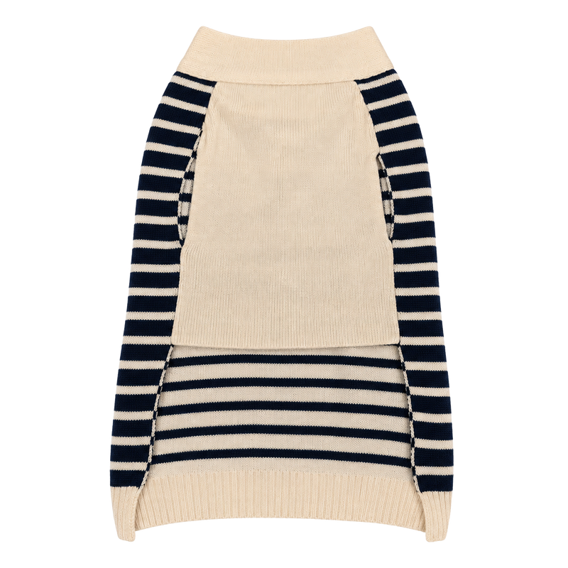 STRIPED CARDIGAN SWEATER